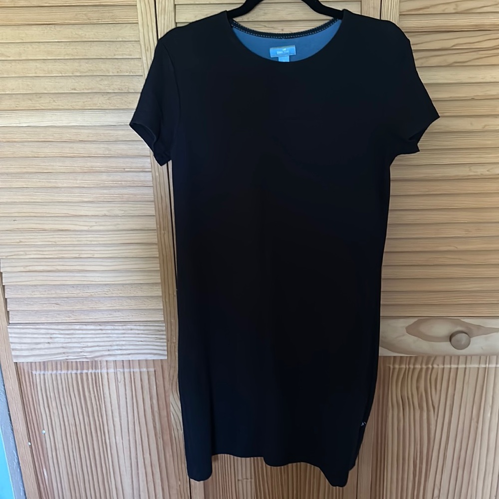 Black Jersey short sleeve dress